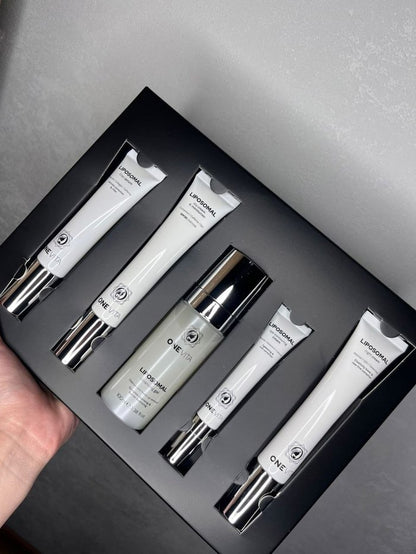 Liposomal 5-product skincare set